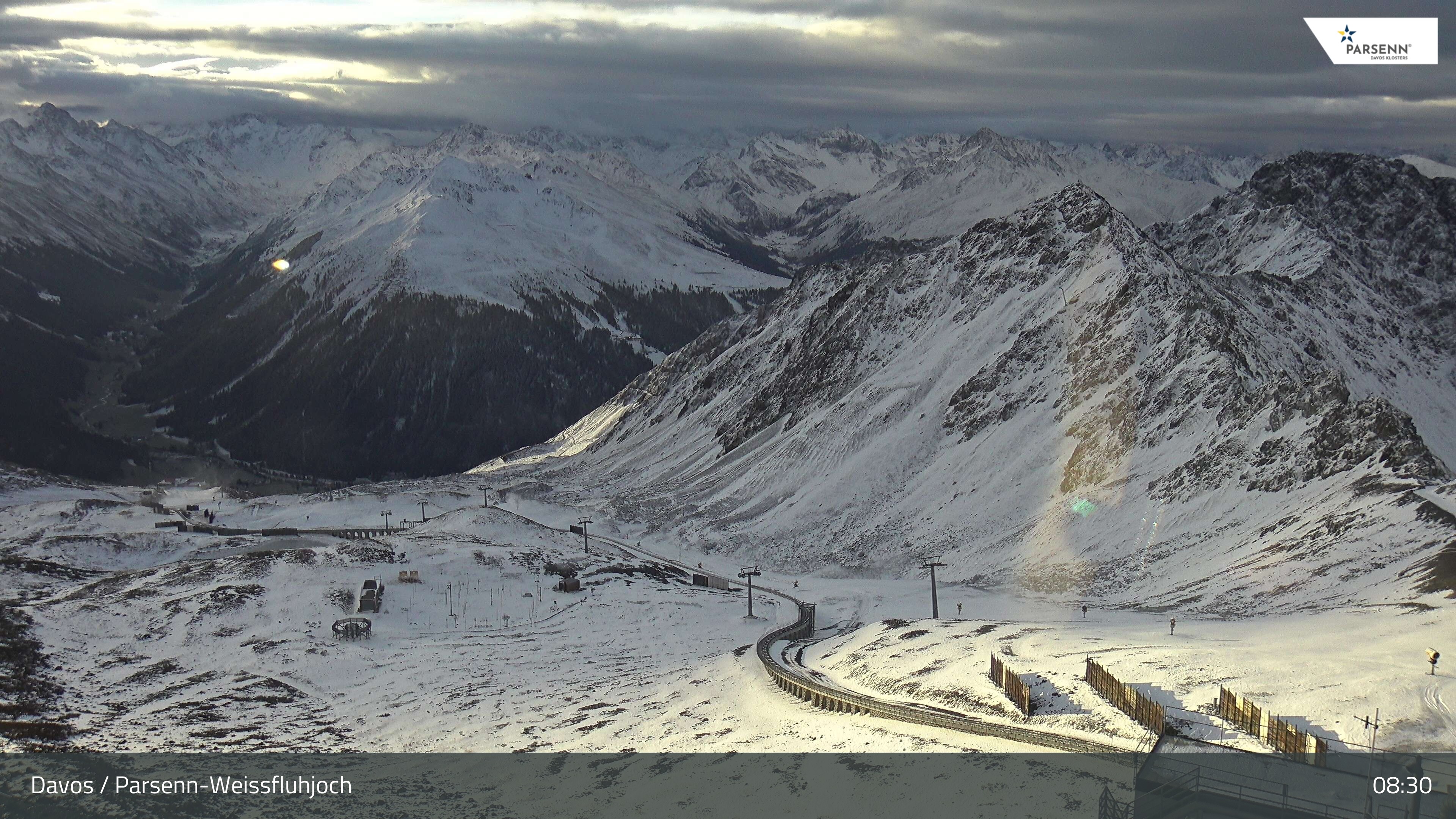 Archiv Foto Webcam Davos Klosters: Parsenn Weissfluhjoch