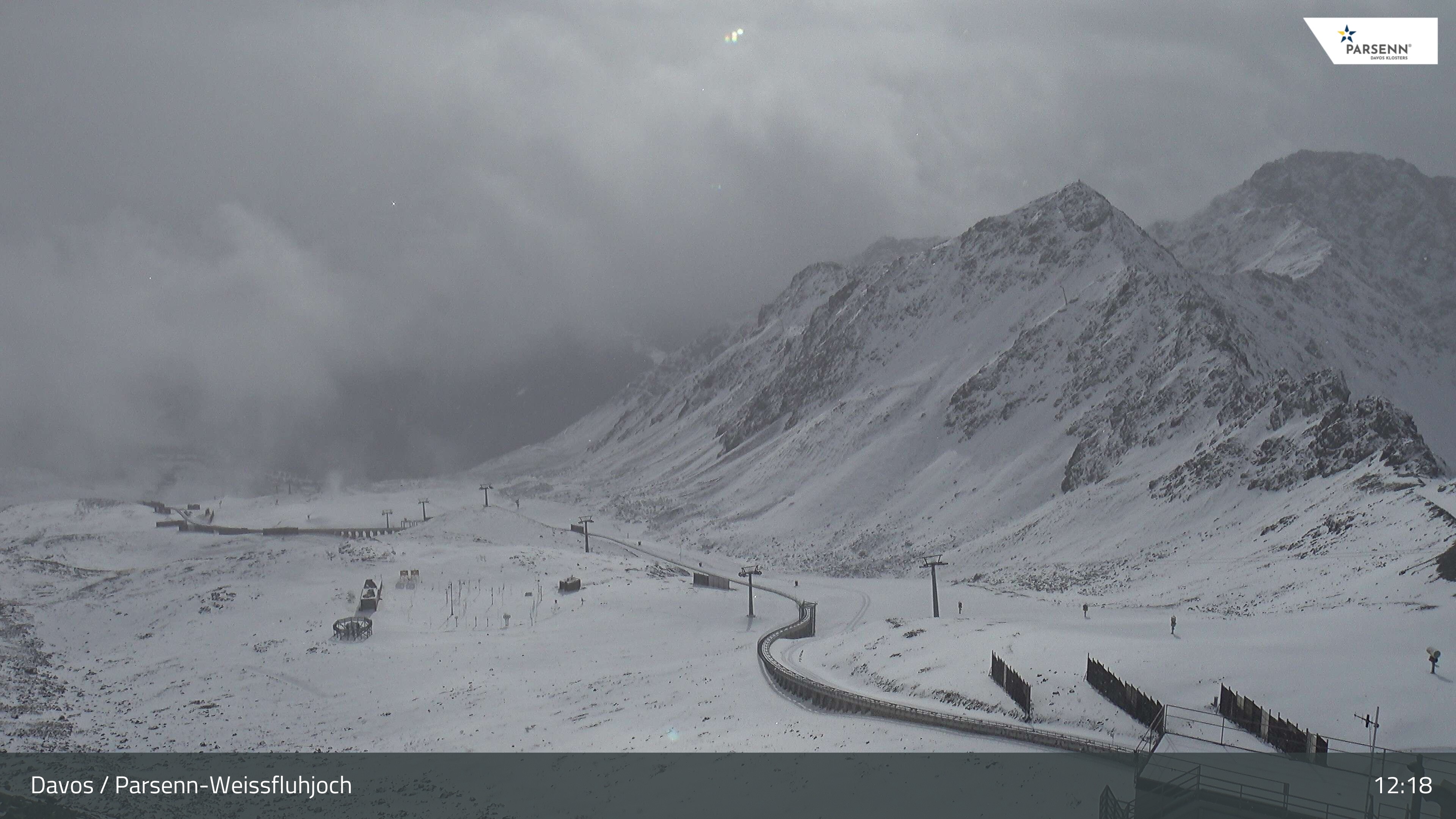 Archiv Foto Webcam Davos Klosters: Parsenn Weissfluhjoch