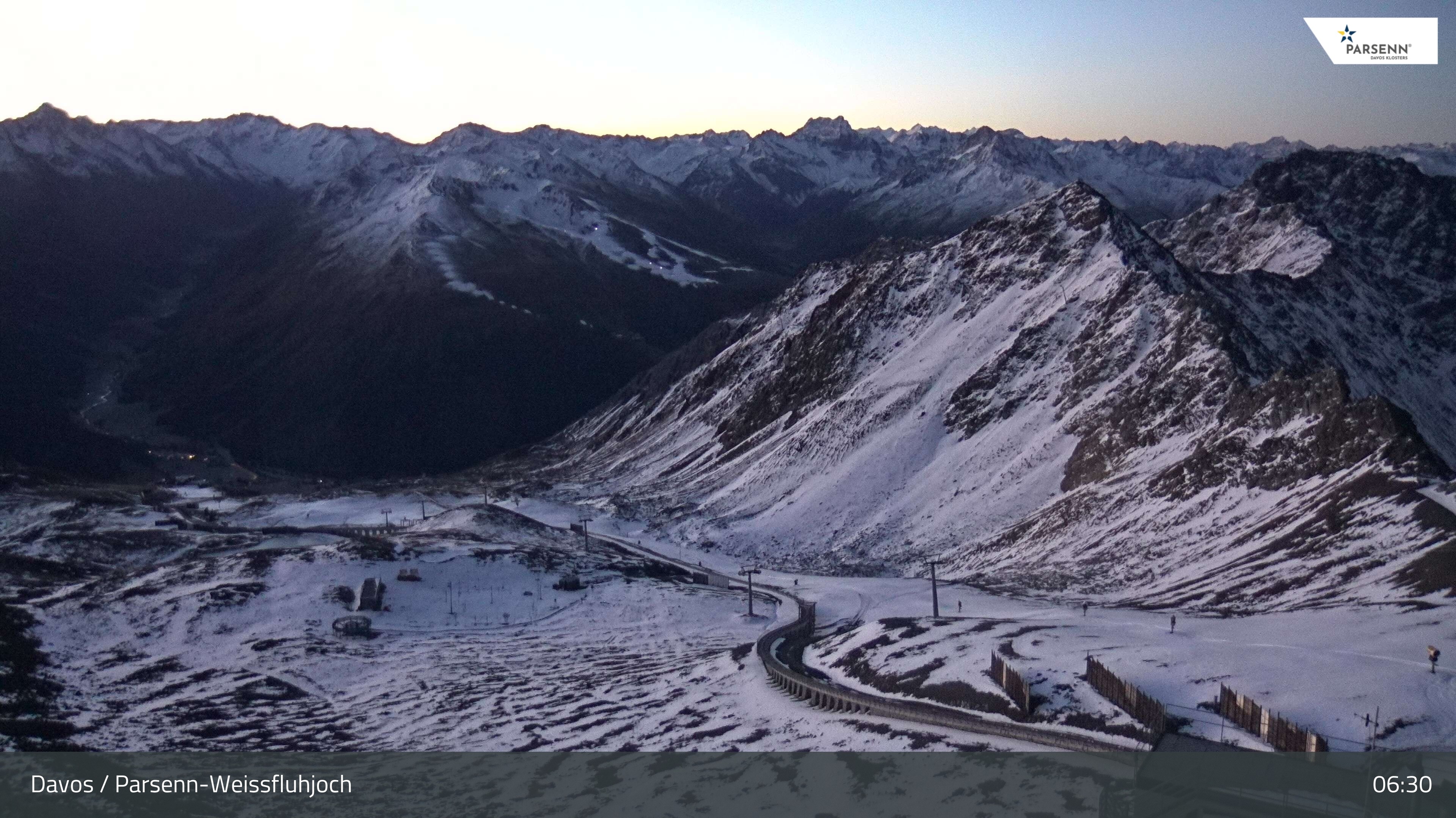 Archiv Foto Webcam Davos Klosters: Parsenn Weissfluhjoch
