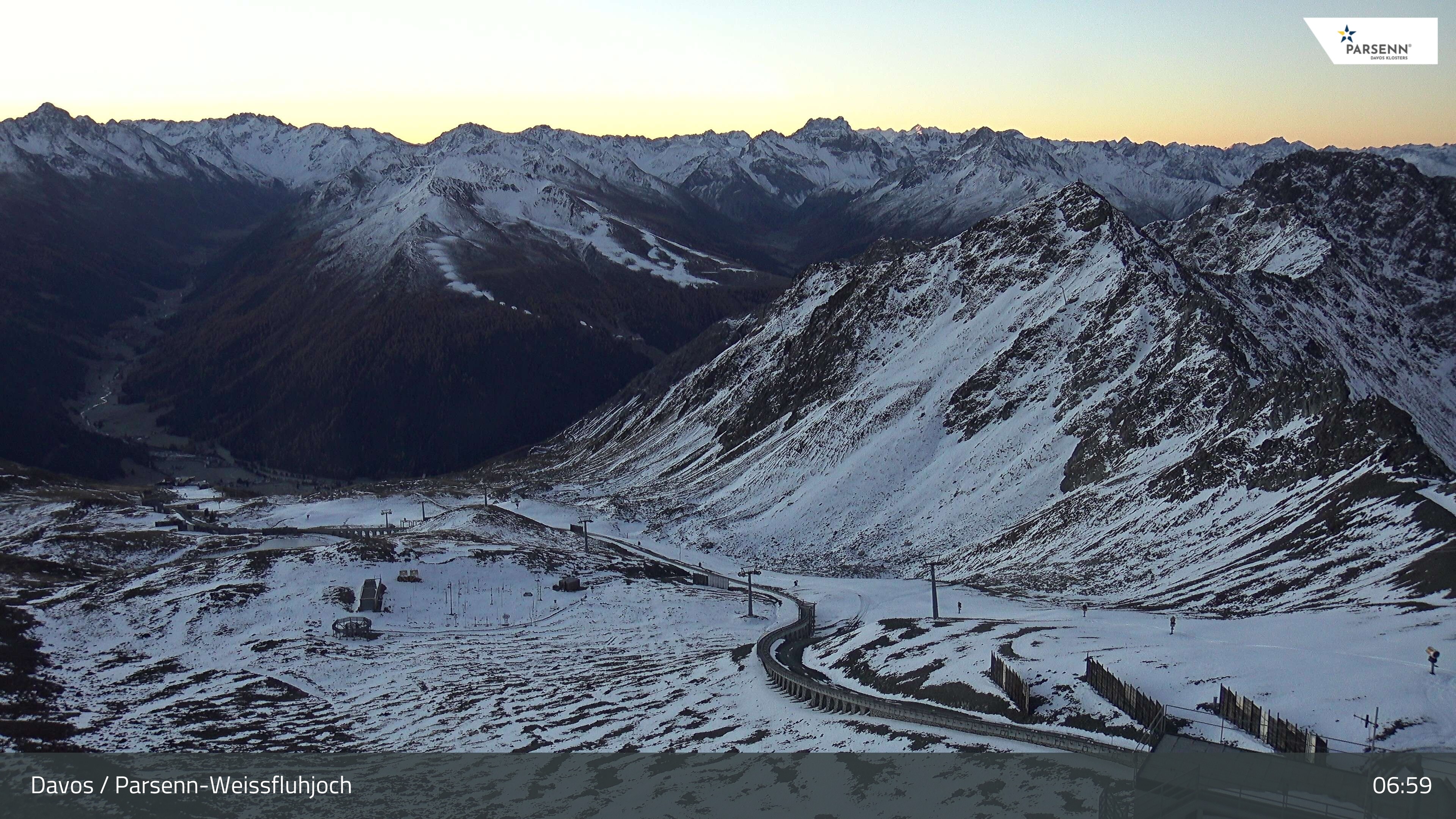 Archiv Foto Webcam Davos Klosters: Parsenn Weissfluhjoch