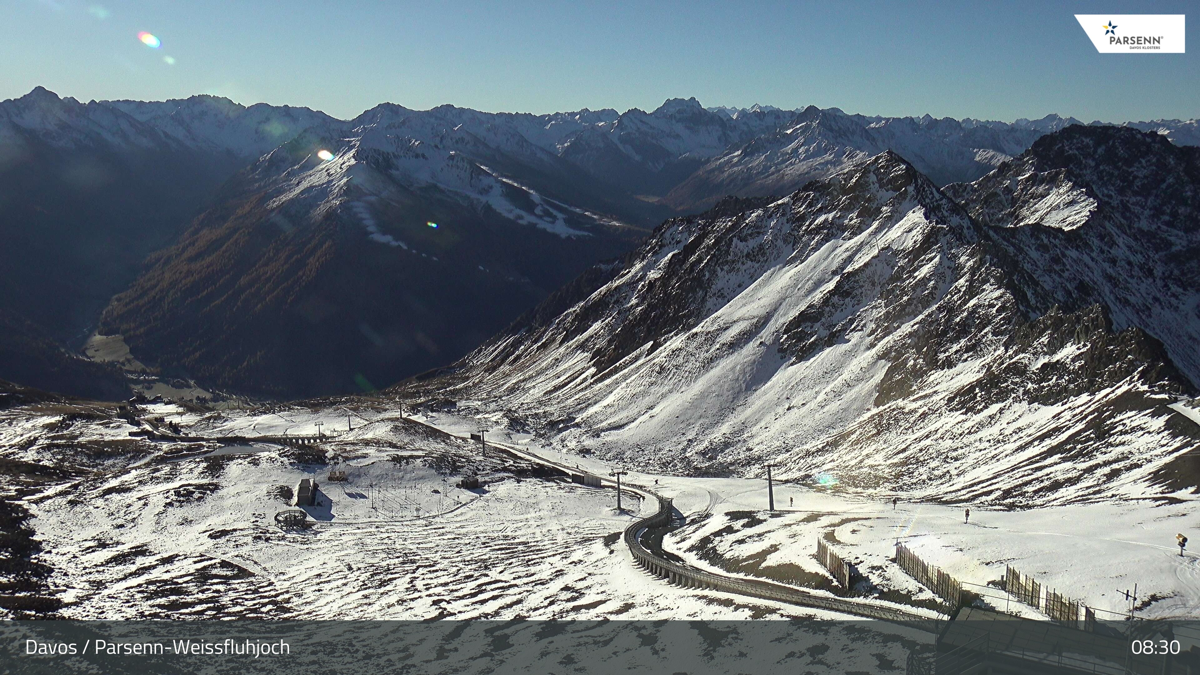 Archiv Foto Webcam Davos Klosters: Parsenn Weissfluhjoch