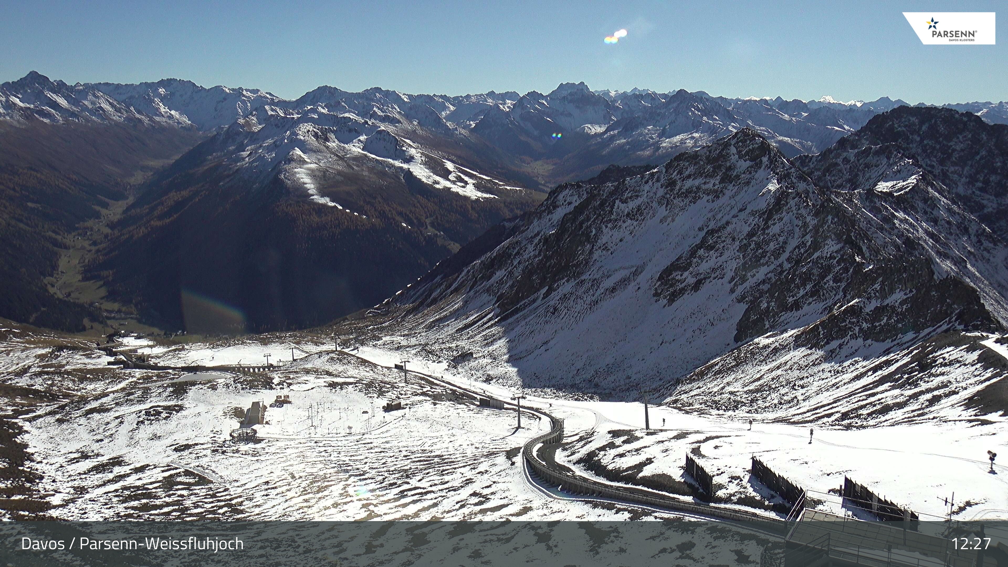 Archiv Foto Webcam Davos Klosters: Parsenn Weissfluhjoch