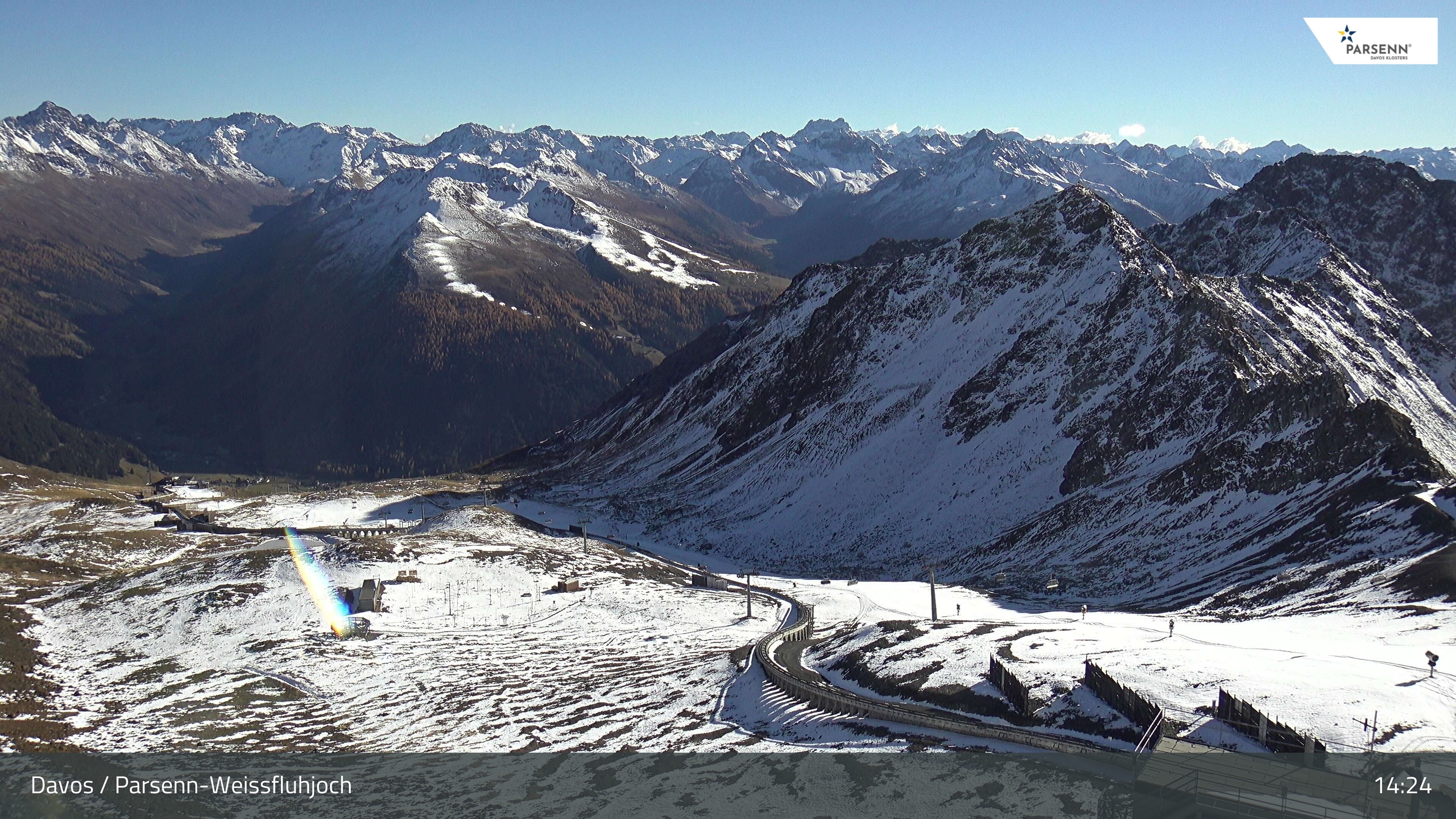 Archiv Foto Webcam Davos Klosters: Parsenn Weissfluhjoch