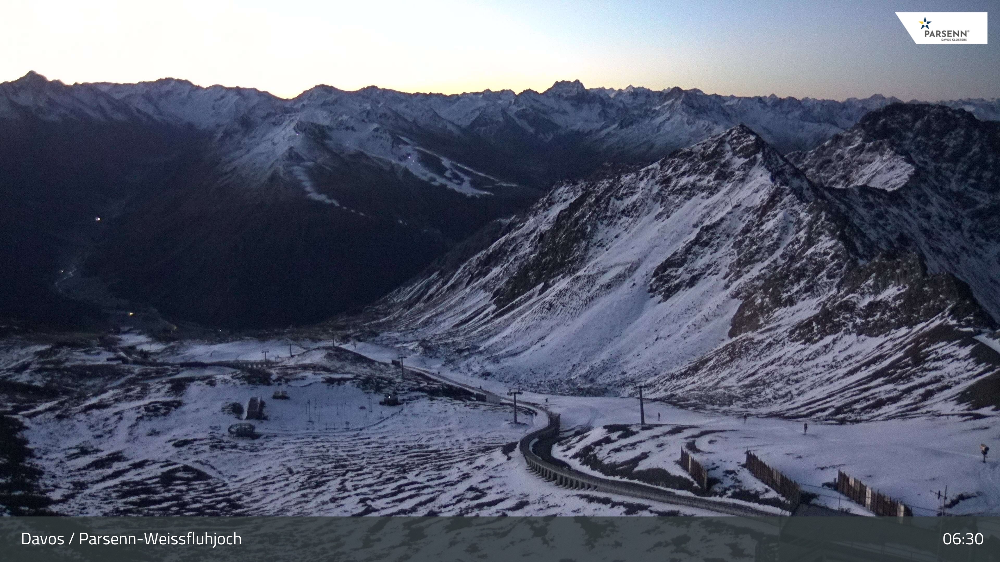 Archiv Foto Webcam Davos Klosters: Parsenn Weissfluhjoch