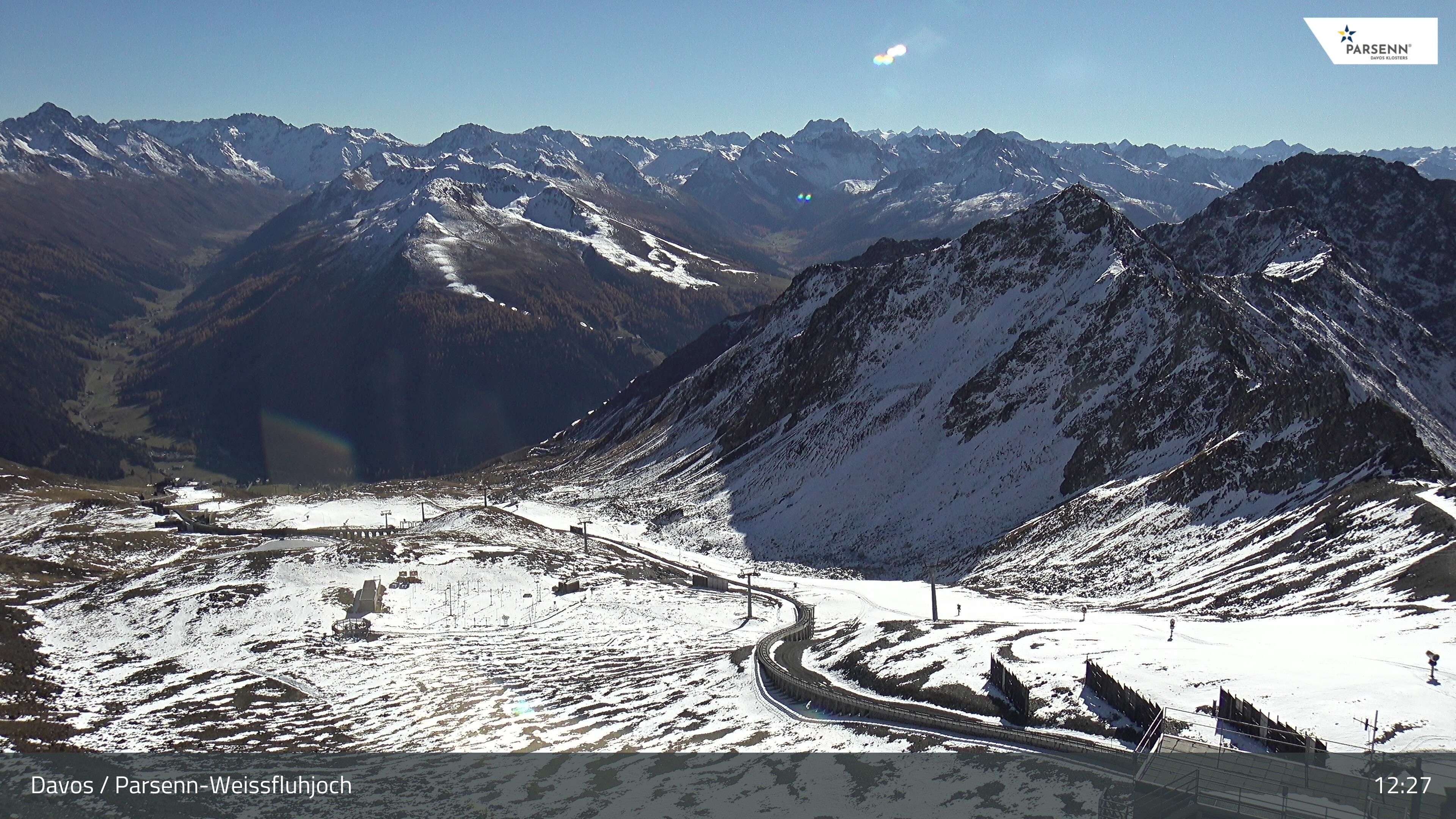 Archiv Foto Webcam Davos Klosters: Parsenn Weissfluhjoch