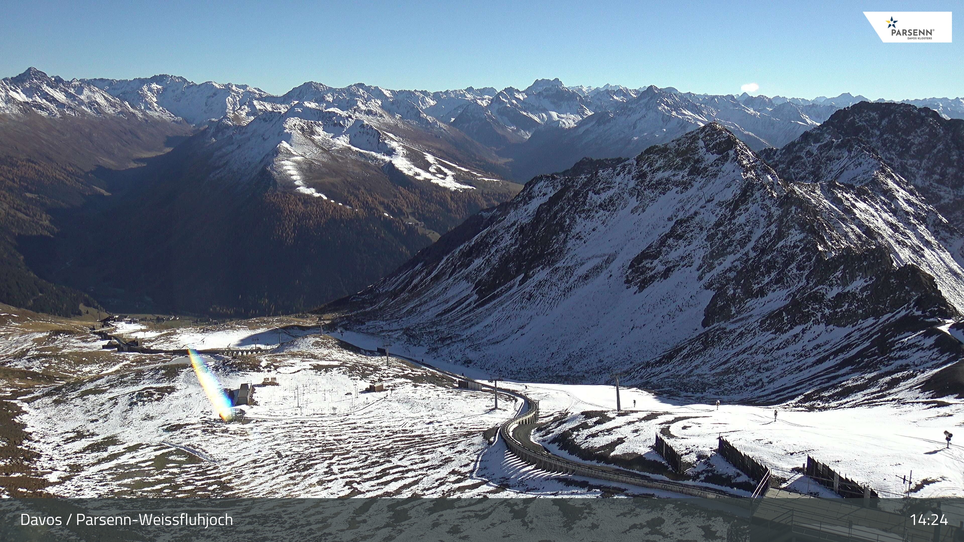 Archiv Foto Webcam Davos Klosters: Parsenn Weissfluhjoch