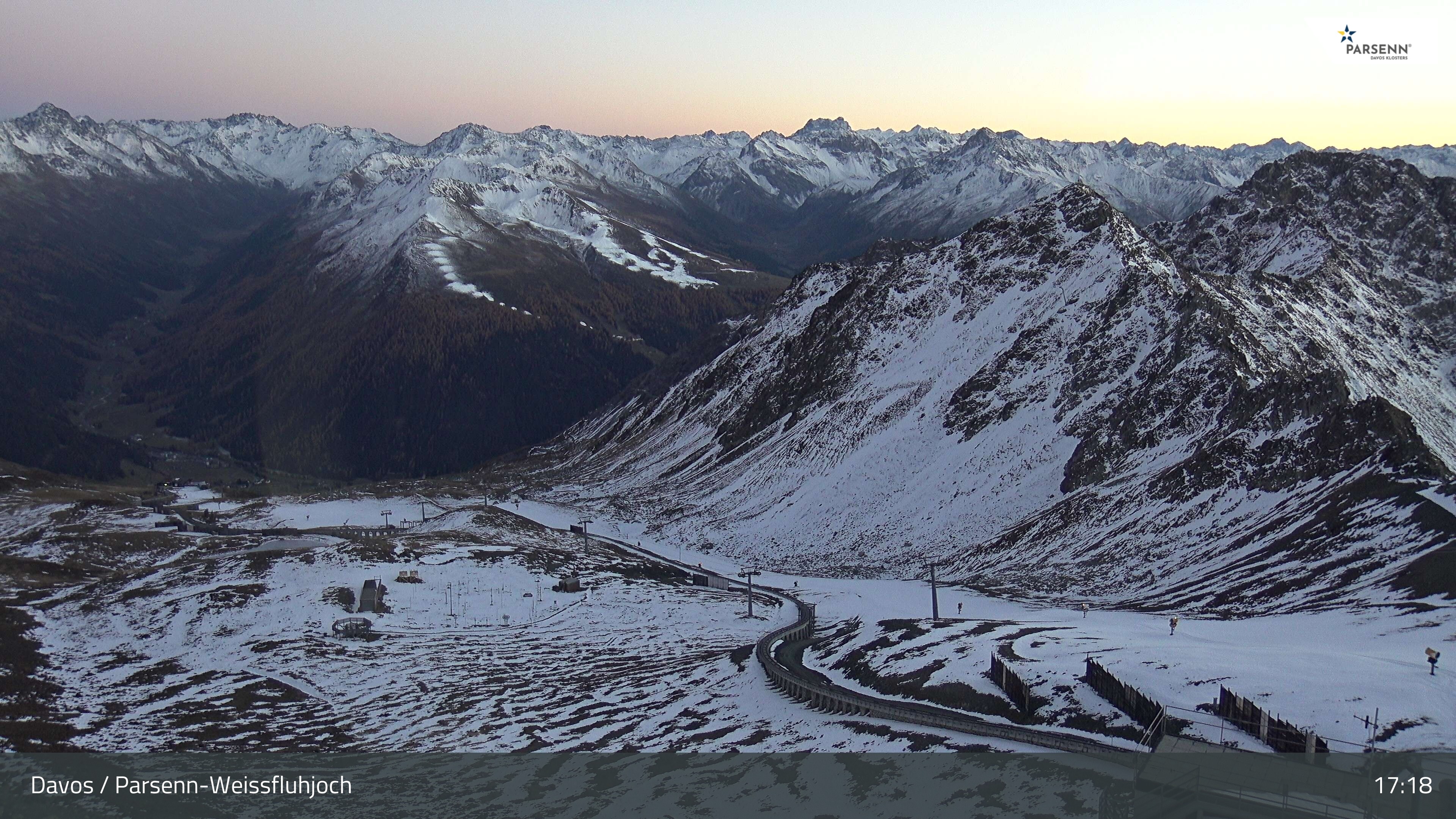 Archiv Foto Webcam Davos Klosters: Parsenn Weissfluhjoch