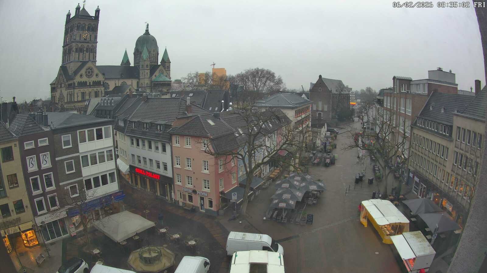 Archiv Foto Webcam Neuss: Blick auf das Quirinus Münster