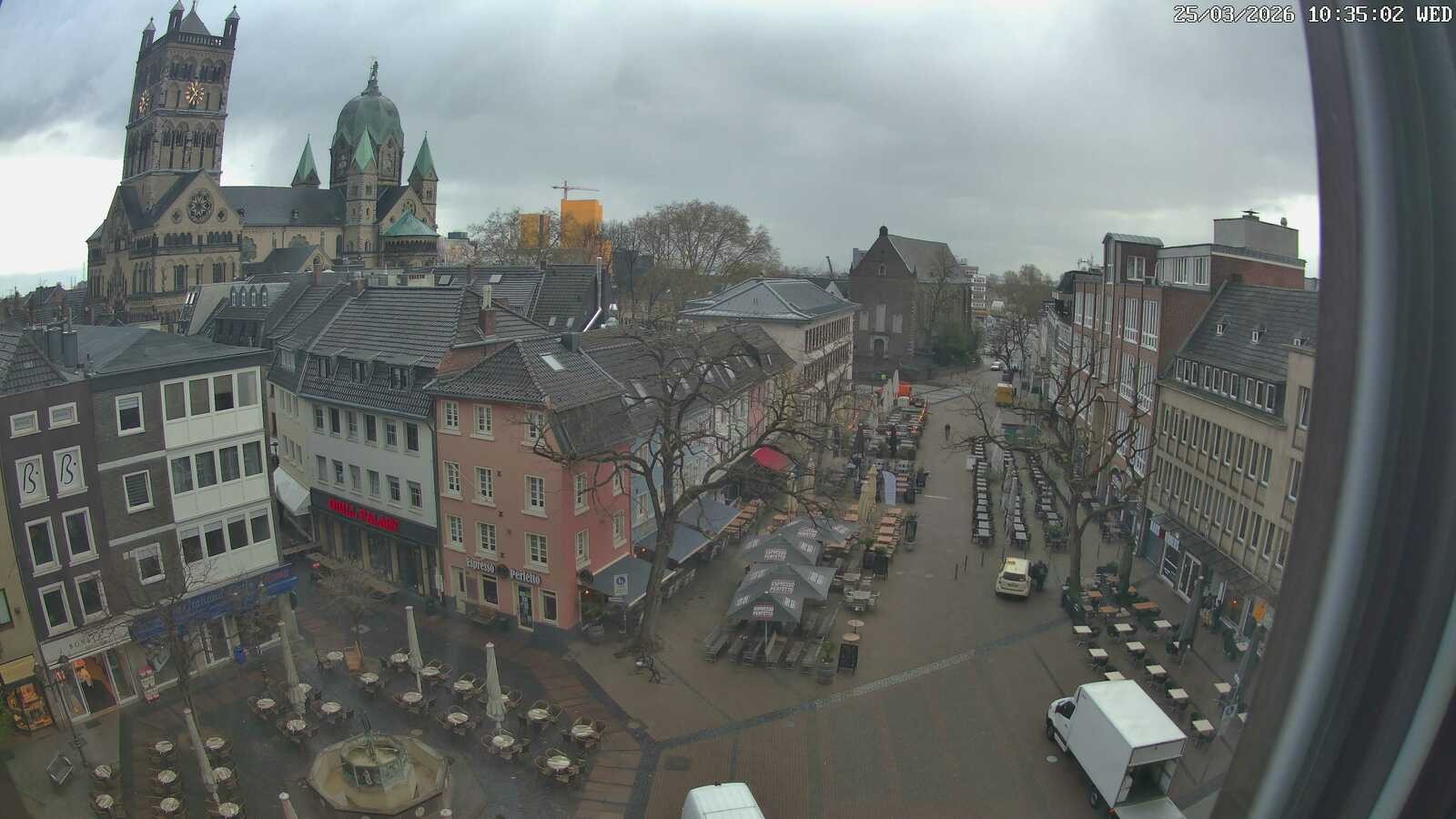 Archiv Foto Webcam Neuss: Blick auf das Quirinus Münster