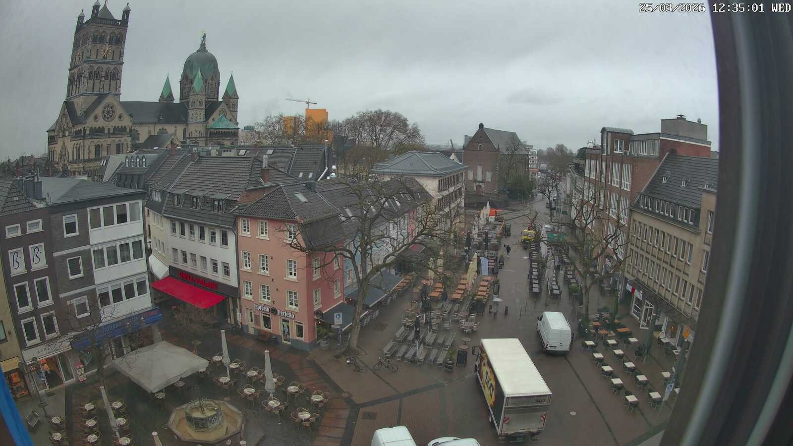 Archiv Foto Webcam Neuss: Blick auf das Quirinus Münster