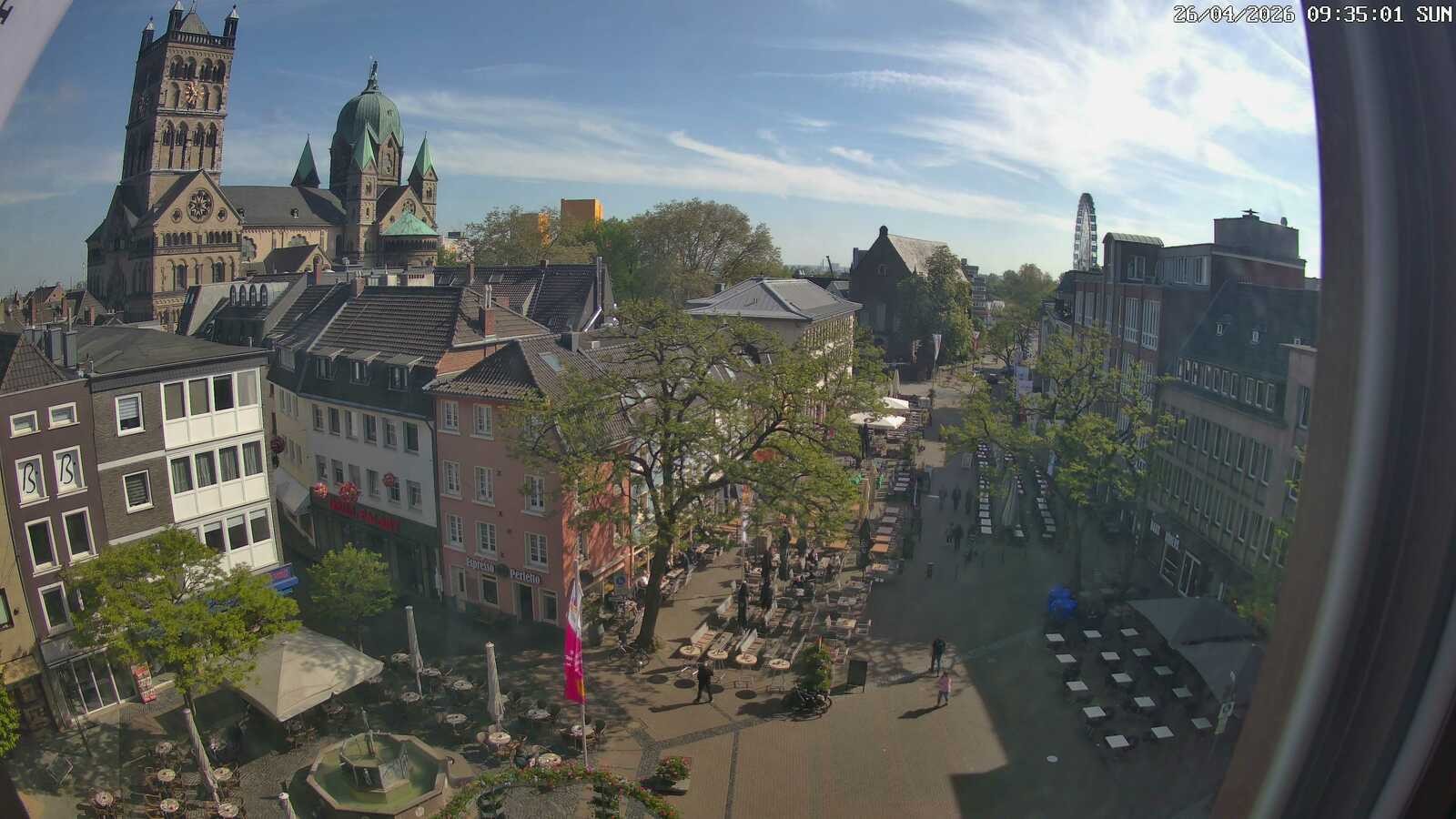 Archiv Foto Webcam Neuss: Blick auf das Quirinus Münster