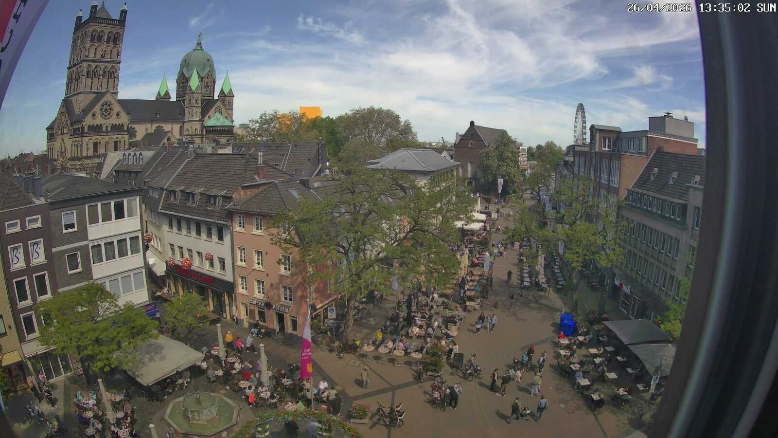 Archiv Foto Webcam Neuss: Blick auf das Quirinus Münster
