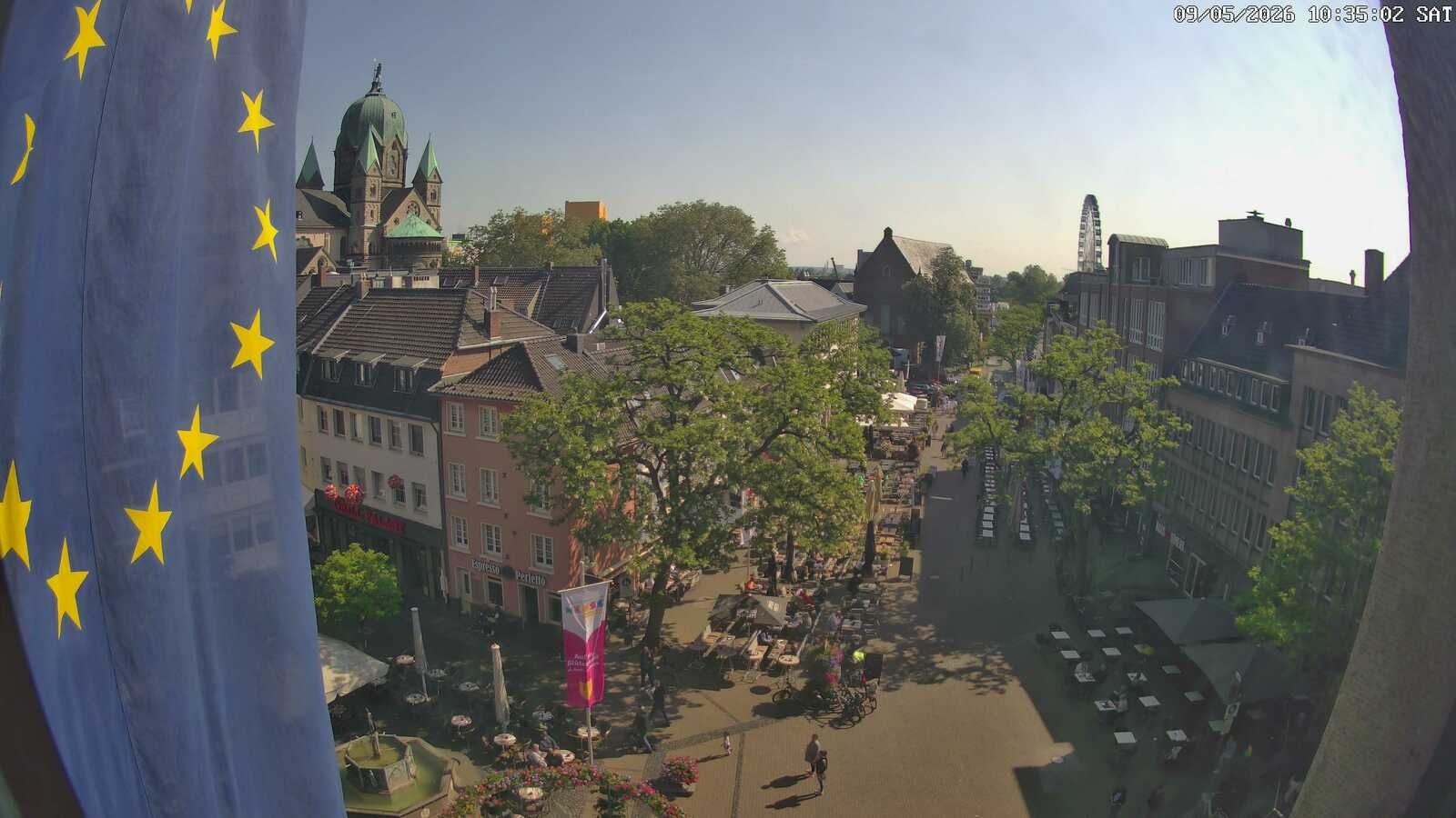 Archiv Foto Webcam Neuss: Blick auf das Quirinus Münster