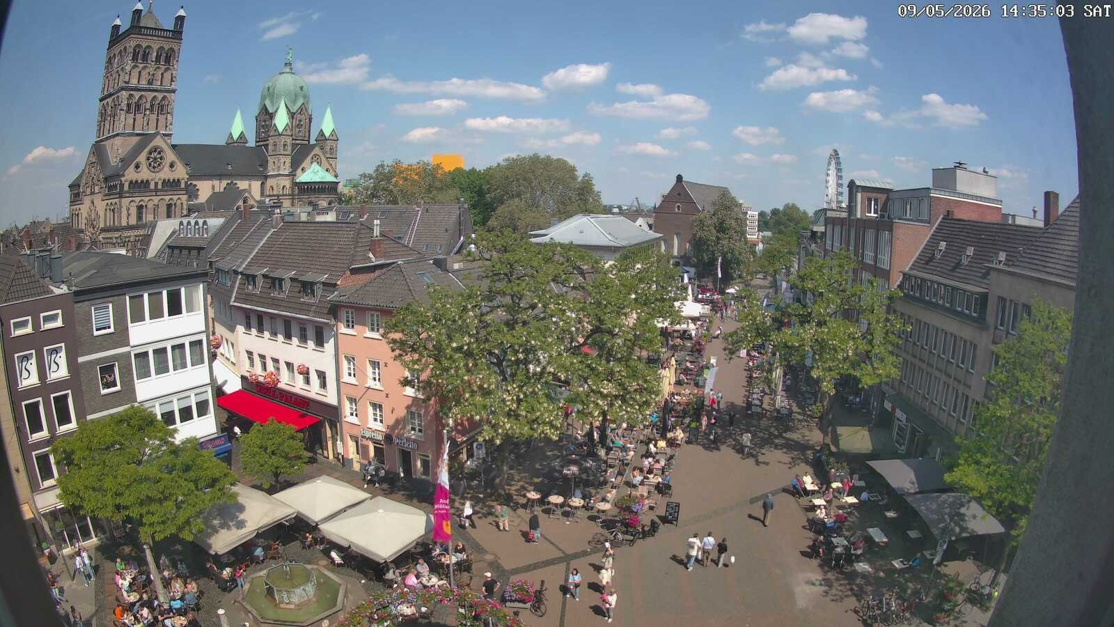 Archiv Foto Webcam Neuss: Blick auf das Quirinus Münster