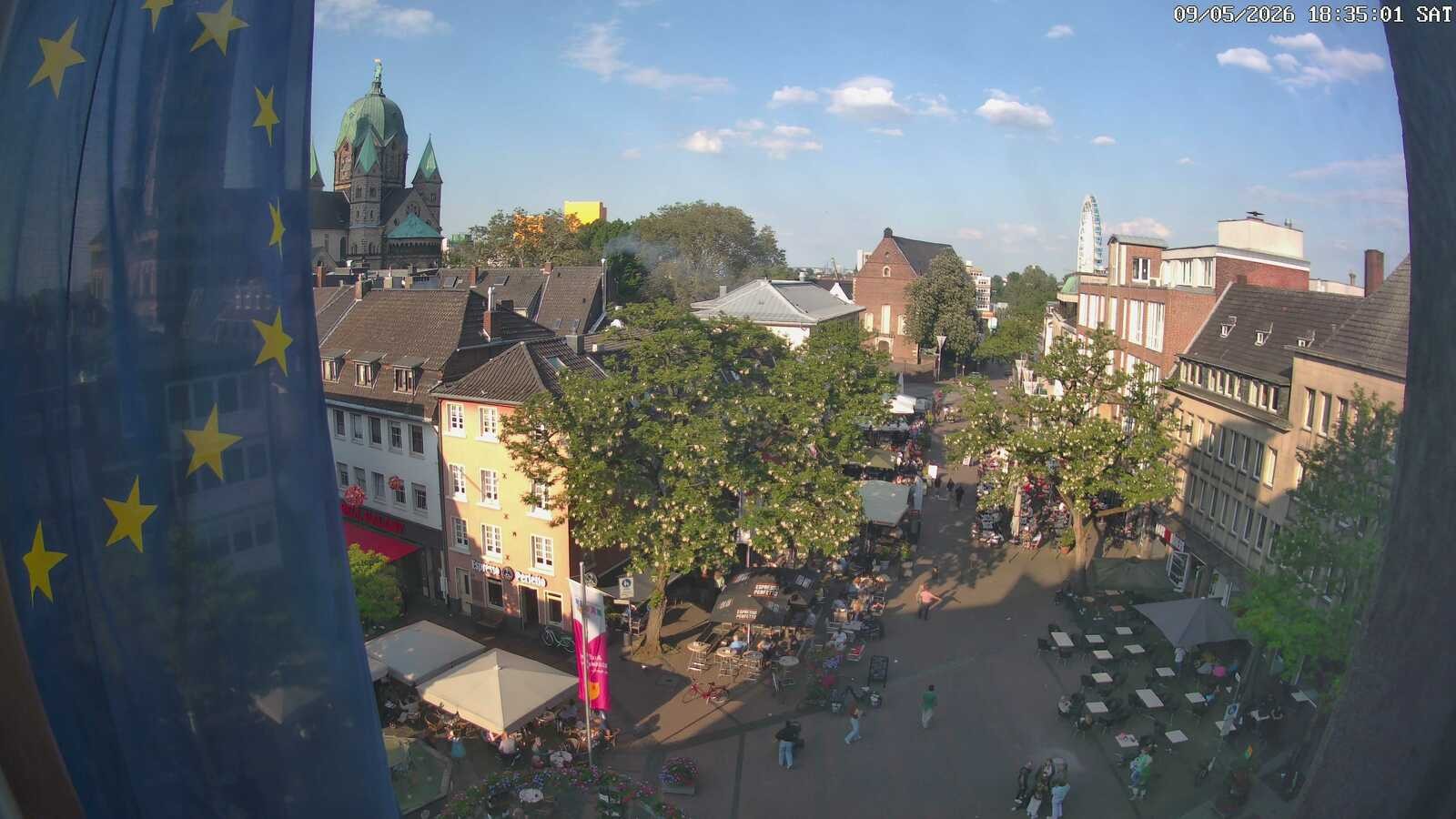 Archiv Foto Webcam Neuss: Blick auf das Quirinus Münster