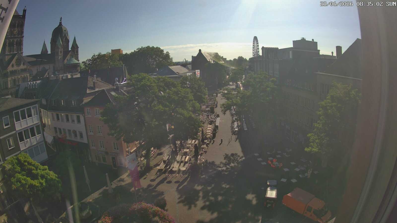 Archiv Foto Webcam Neuss: Blick auf das Quirinus Münster