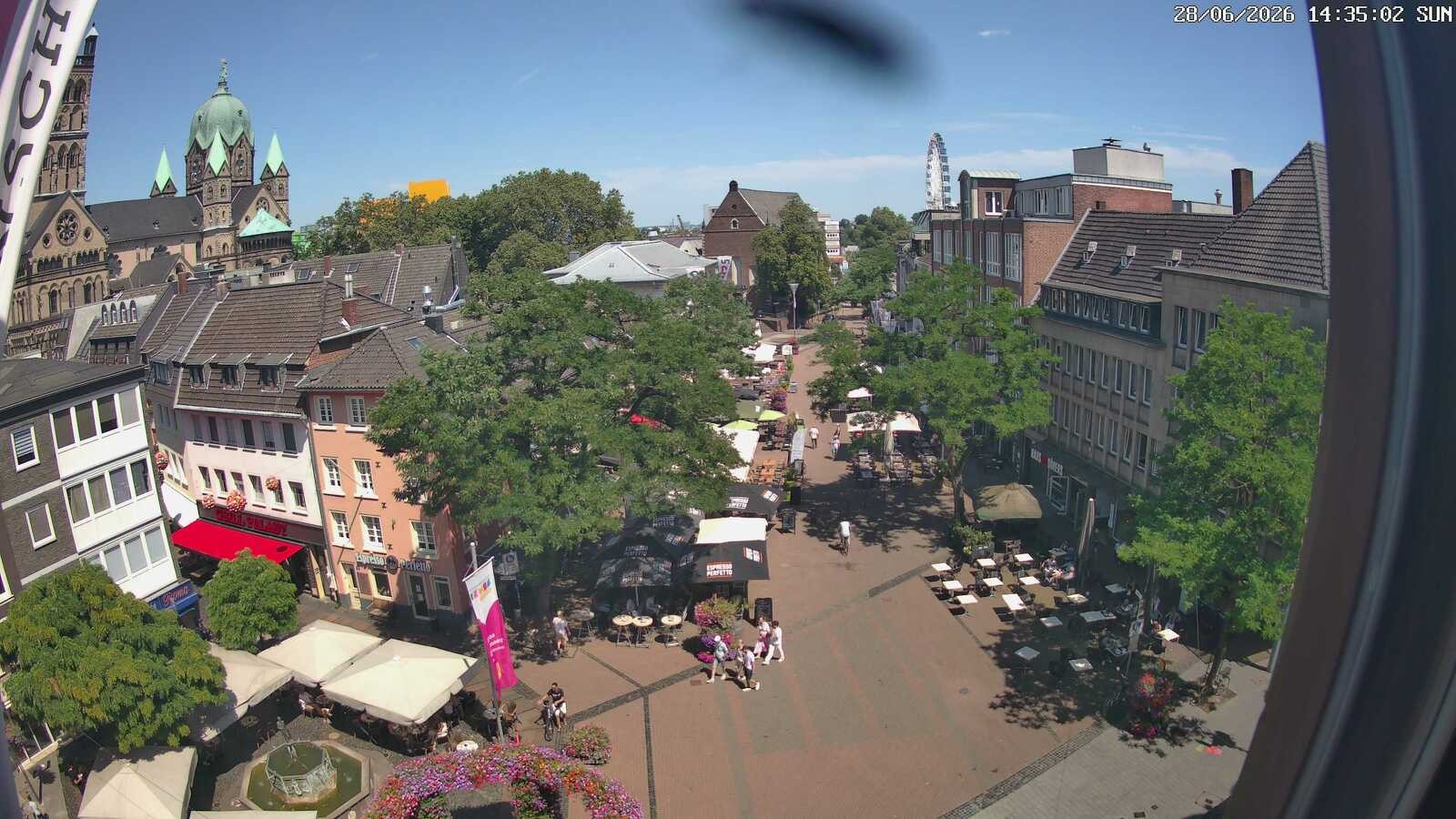 Archiv Foto Webcam Neuss: Blick auf das Quirinus Münster