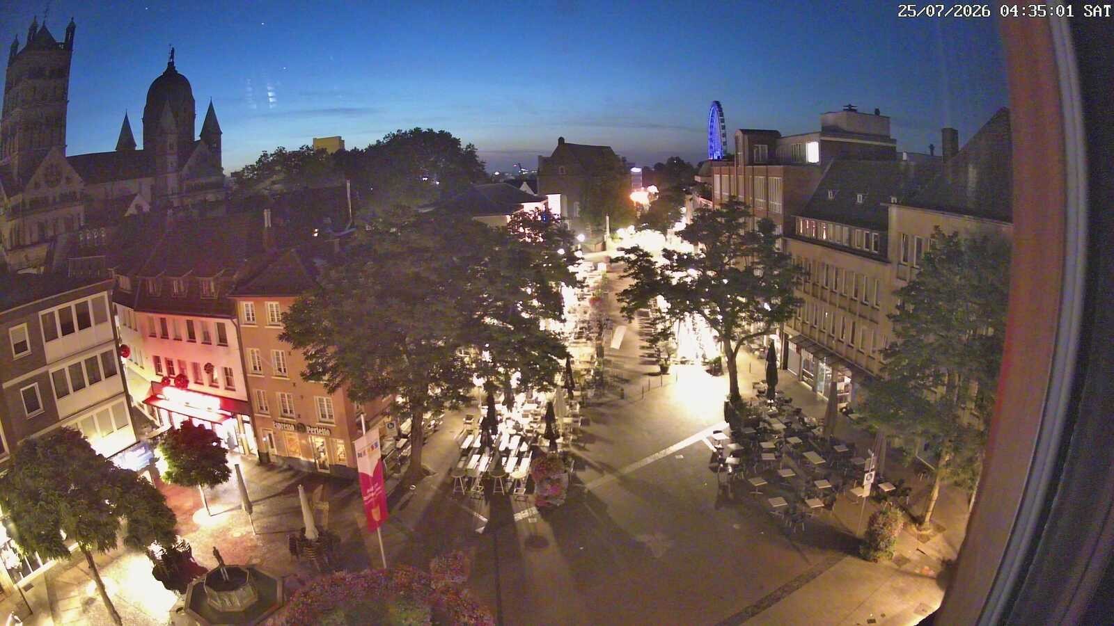 Archiv Foto Webcam Neuss: Blick auf das Quirinus Münster