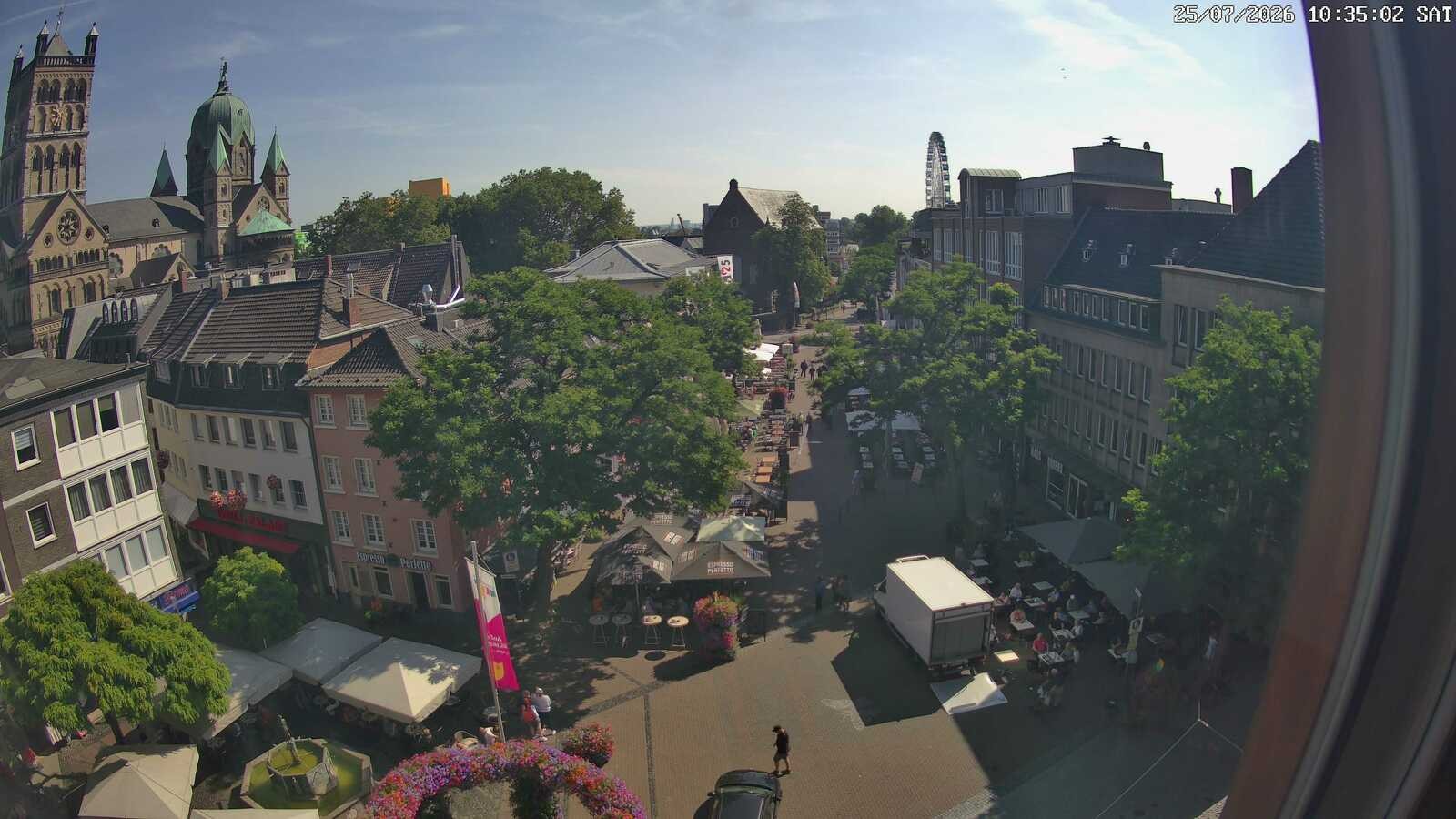 Archiv Foto Webcam Neuss: Blick auf das Quirinus Münster