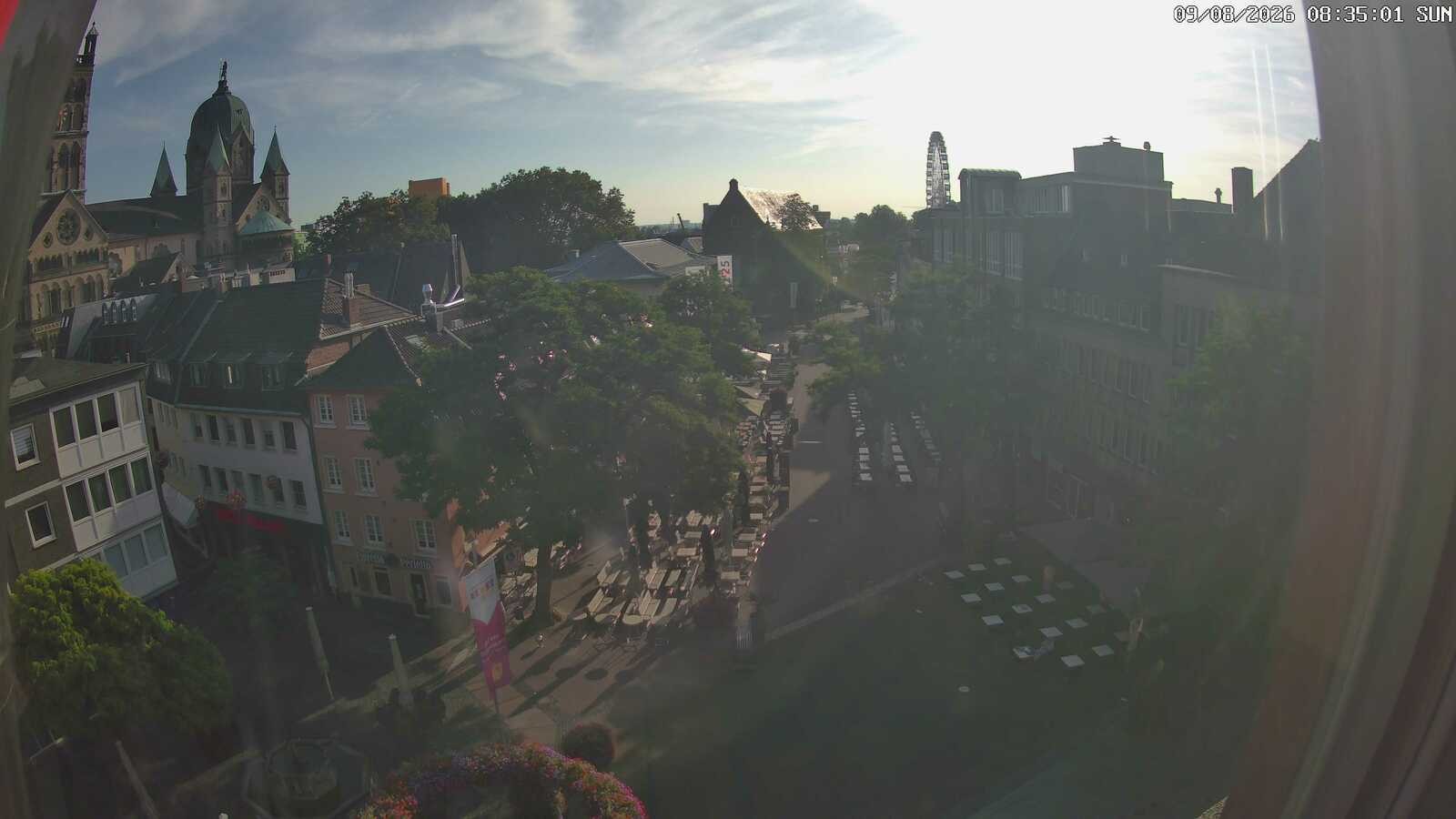 Archiv Foto Webcam Neuss: Blick auf das Quirinus Münster
