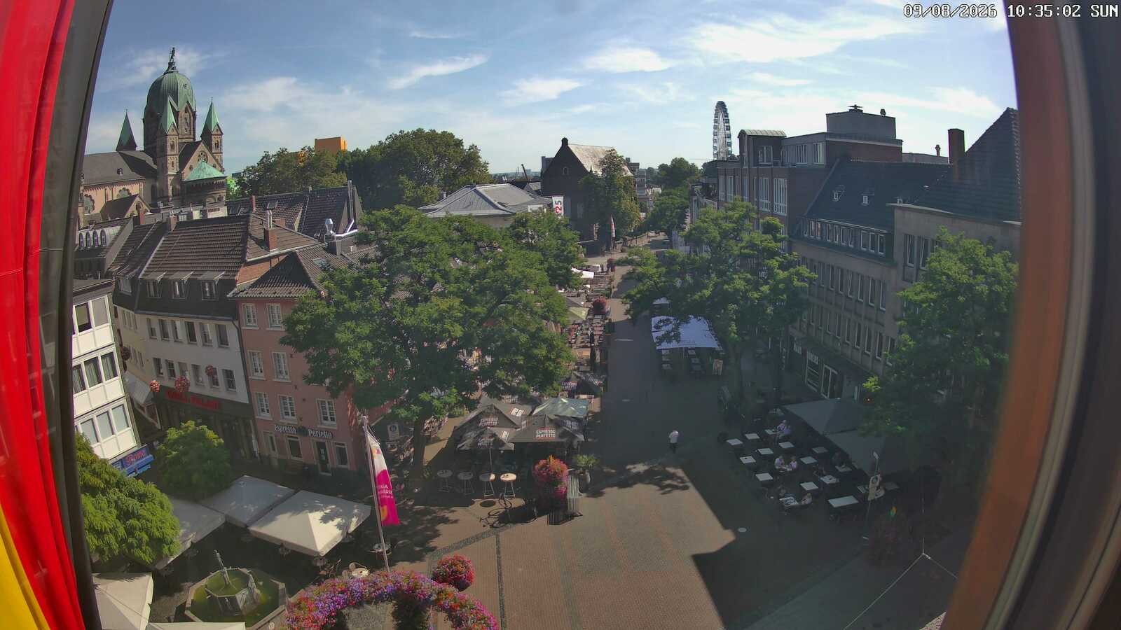 Archiv Foto Webcam Neuss: Blick auf das Quirinus Münster