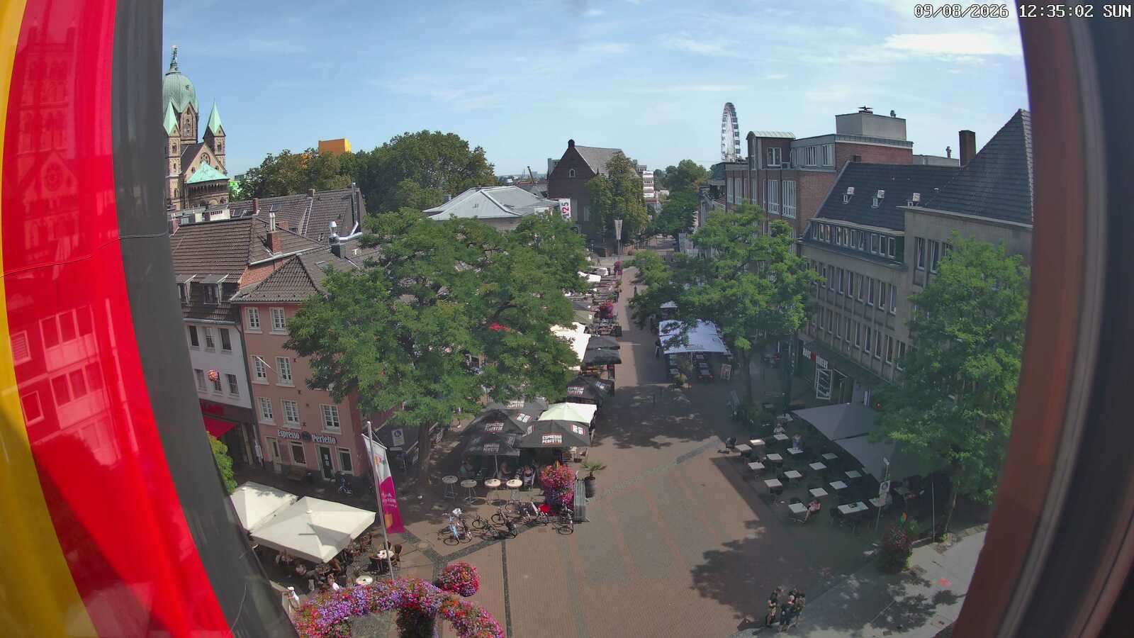 Archiv Foto Webcam Neuss: Blick auf das Quirinus Münster