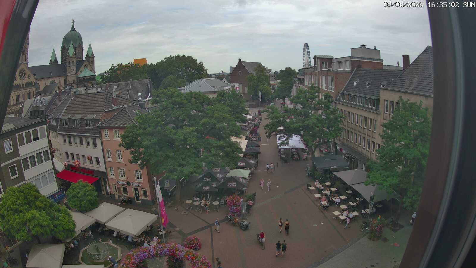 Archiv Foto Webcam Neuss: Blick auf das Quirinus Münster