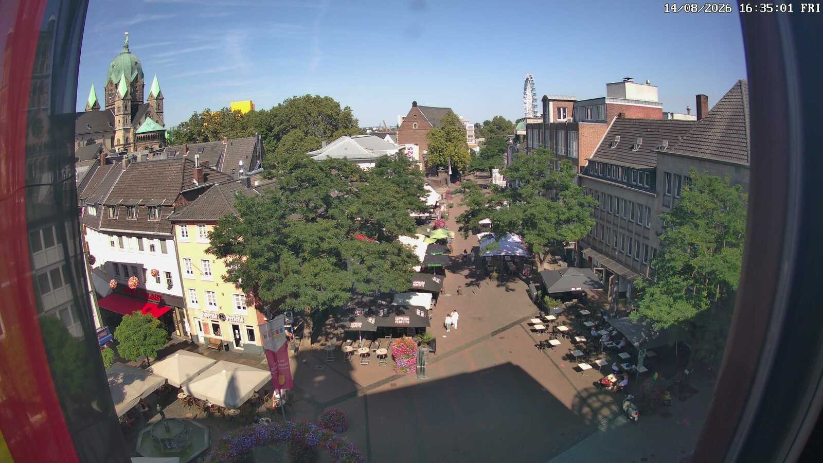 Archiv Foto Webcam Neuss: Blick auf das Quirinus Münster