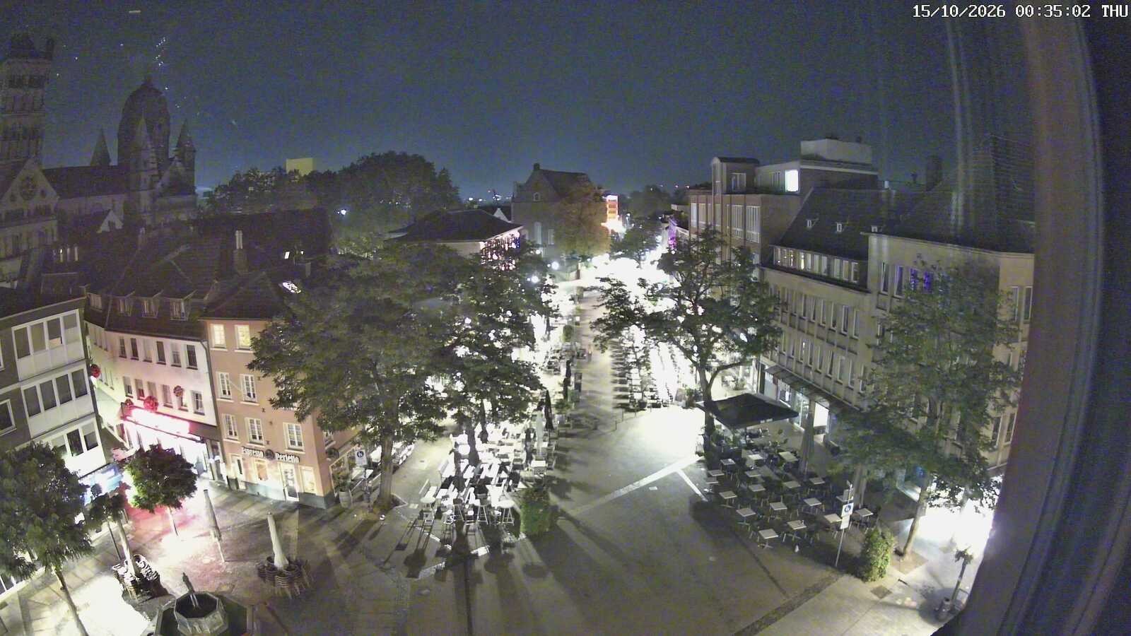 Archiv Foto Webcam Neuss: Blick auf das Quirinus Münster