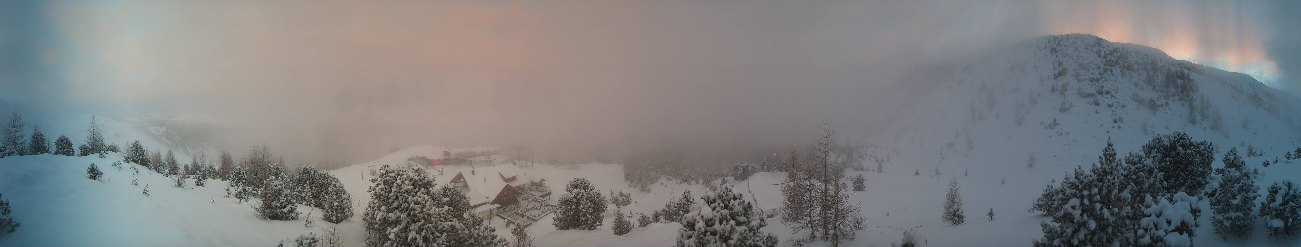 Archiv Foto Webcam AlmZeit-Hütte Turracher See