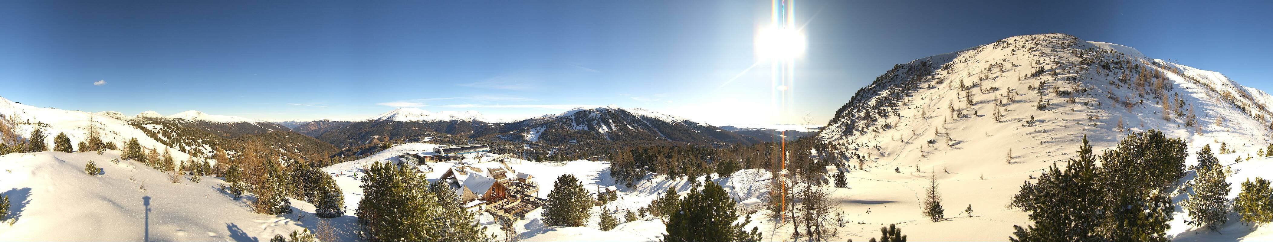 Archiv Foto Webcam AlmZeit-Hütte Turracher See