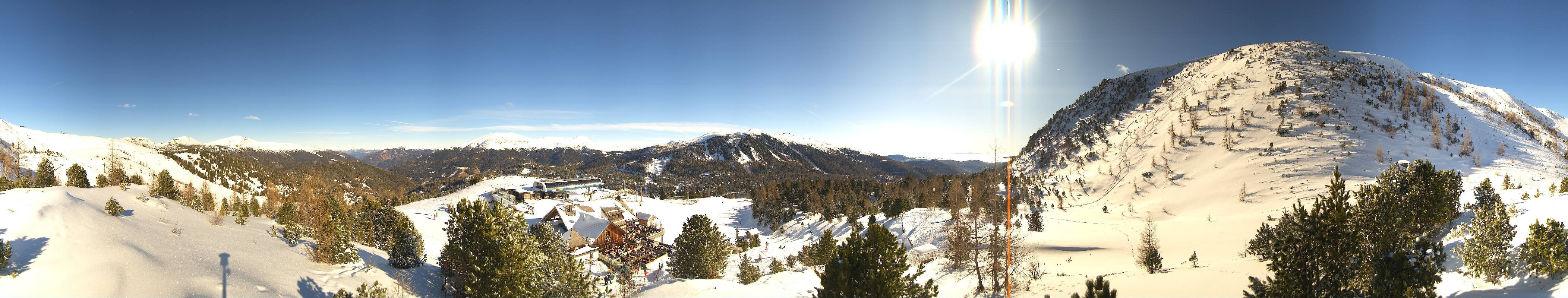 Archiv Foto Webcam AlmZeit-Hütte Turracher See