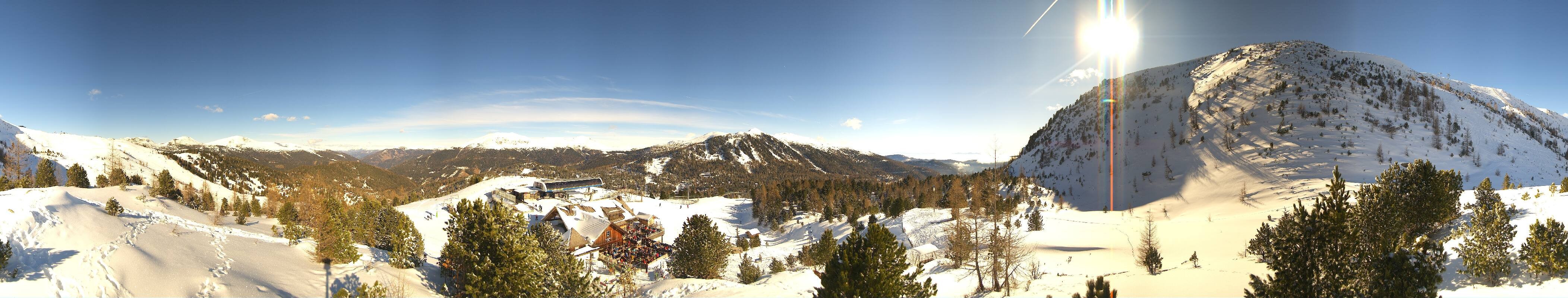 Archiv Foto Webcam AlmZeit-Hütte Turracher See