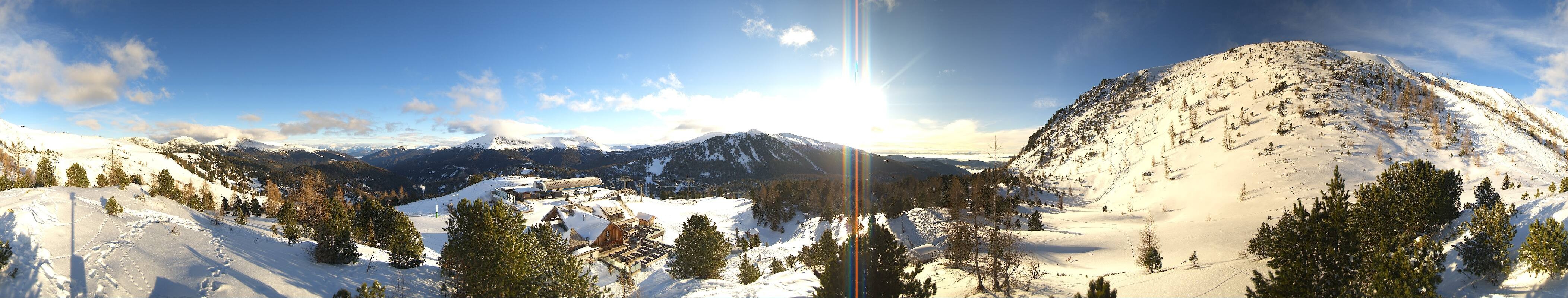 Archiv Foto Webcam AlmZeit-Hütte Turracher See