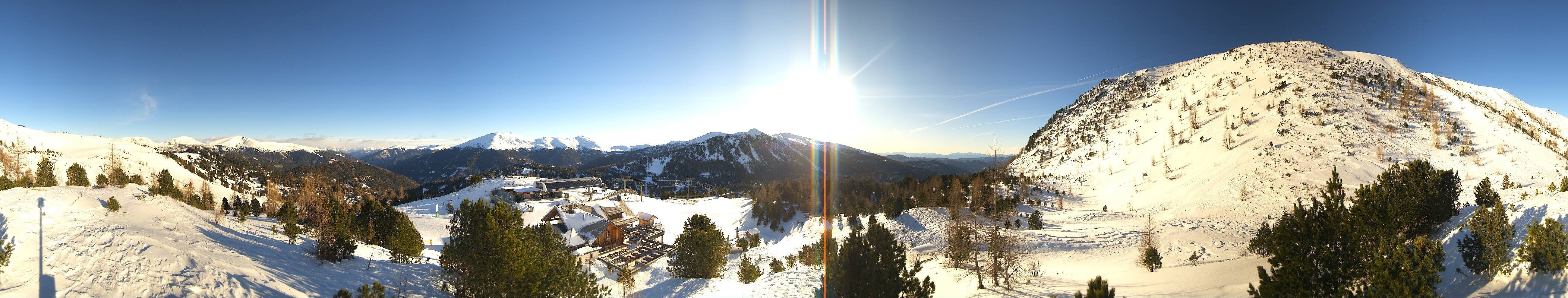 Archiv Foto Webcam AlmZeit-Hütte Turracher See