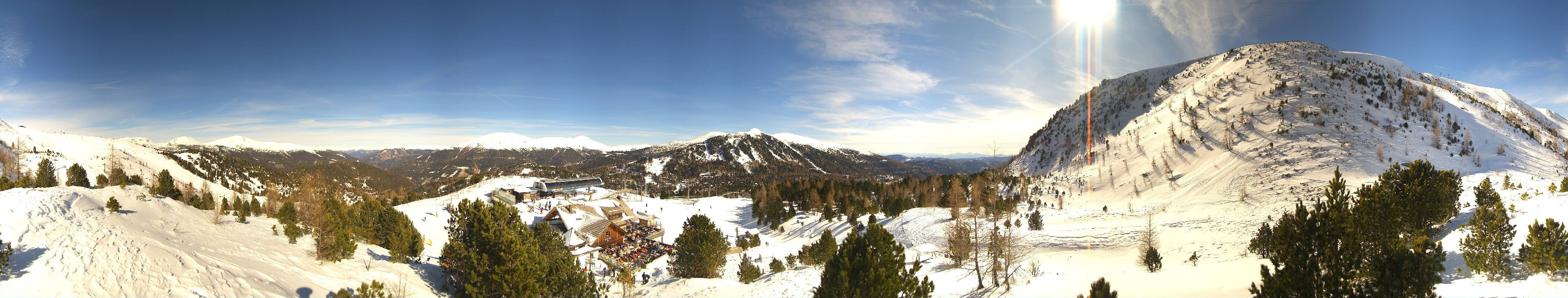 Archiv Foto Webcam AlmZeit-Hütte Turracher See