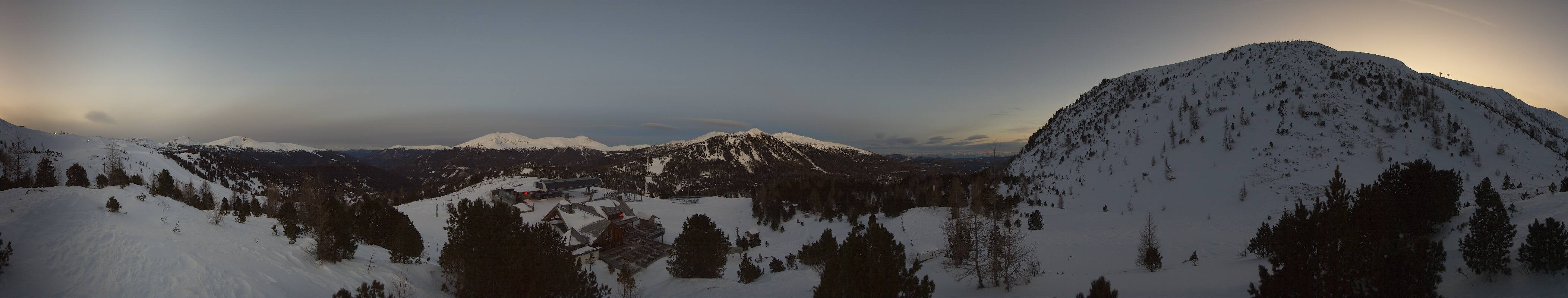Archiv Foto Webcam AlmZeit-Hütte Turracher See