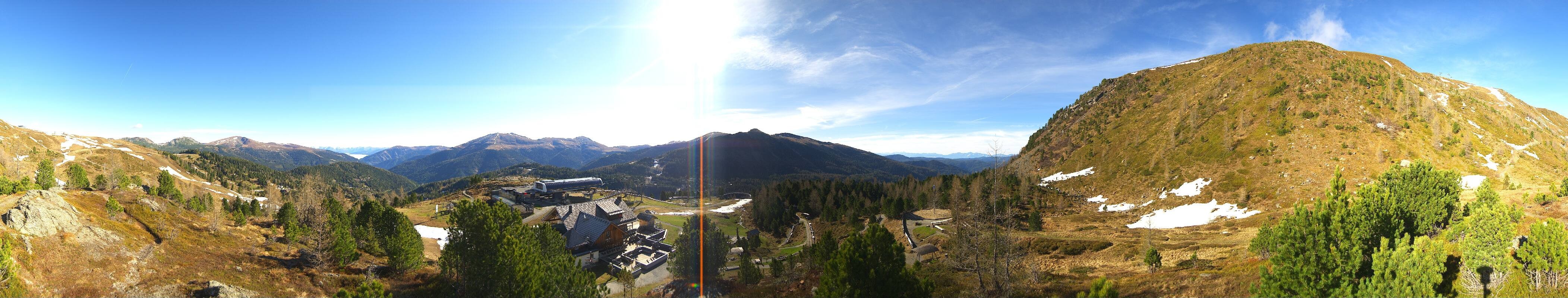 Archiv Foto Webcam AlmZeit-Hütte Turracher See