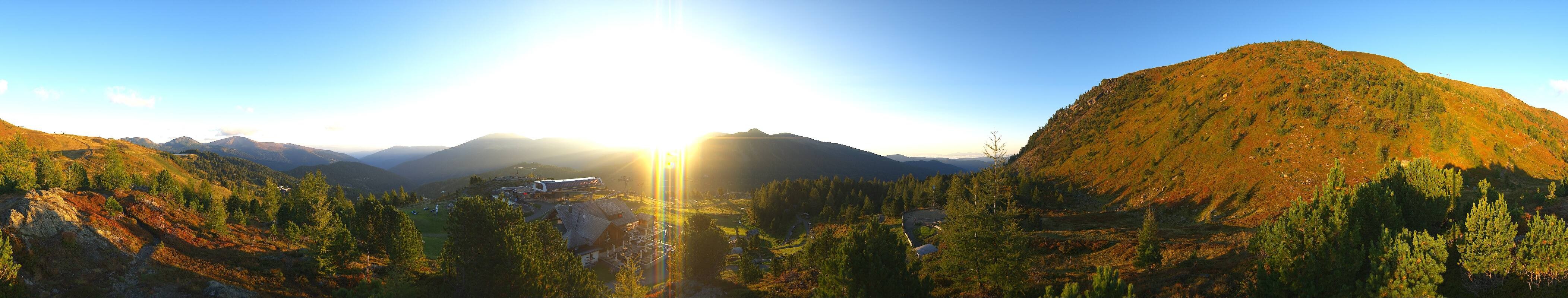 Archiv Foto Webcam AlmZeit-Hütte Turracher See