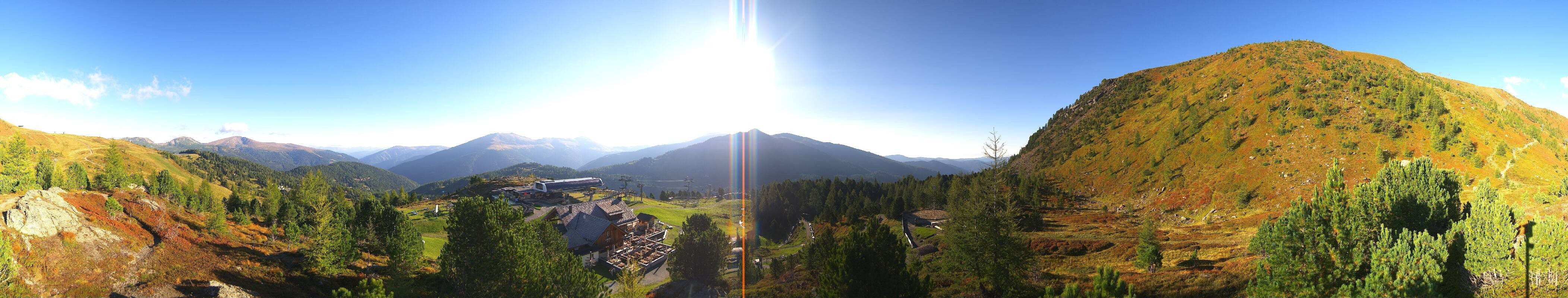 Archiv Foto Webcam AlmZeit-Hütte Turracher See