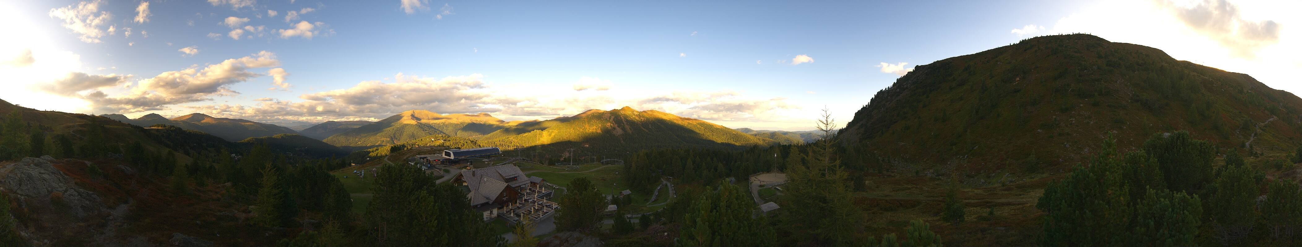 Archiv Foto Webcam AlmZeit-Hütte Turracher See