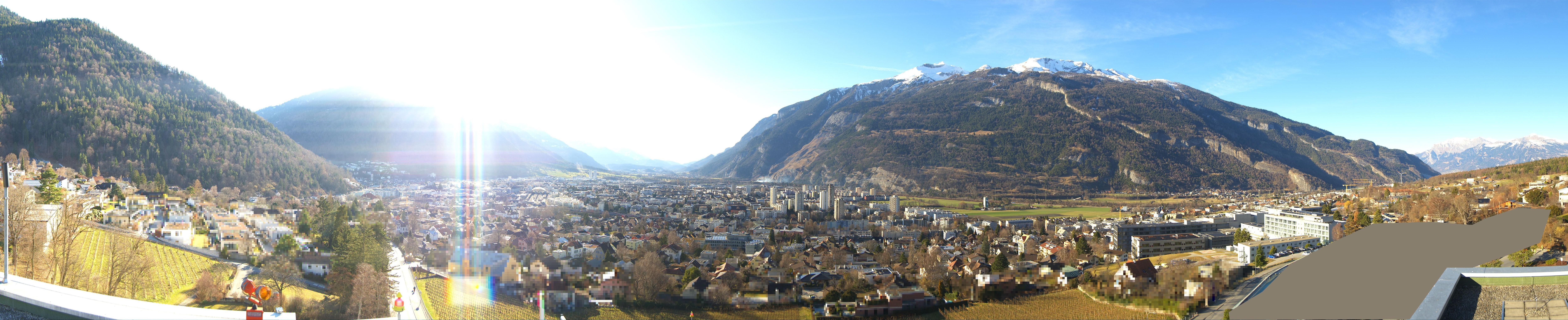 Archiv Foto Webcam Panoramablick Chur