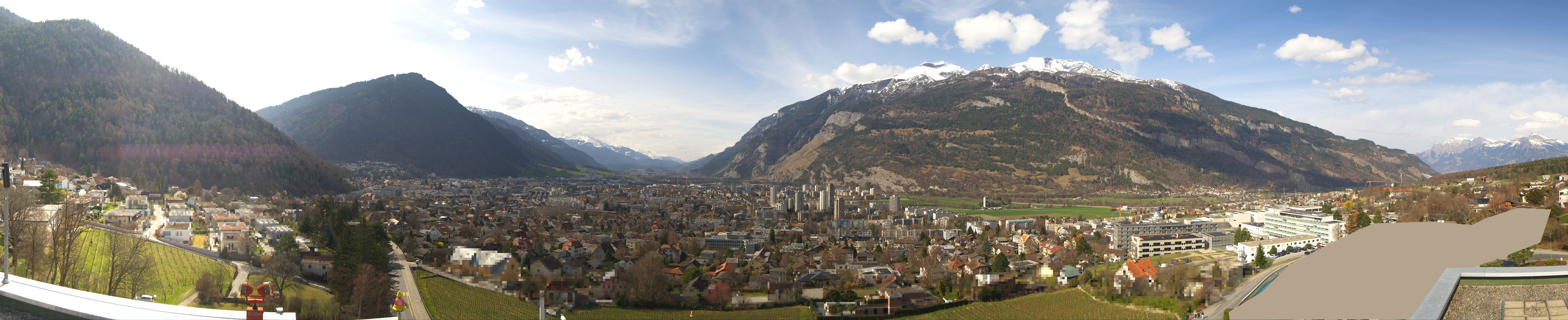 Archiv Foto Webcam Panoramablick Chur