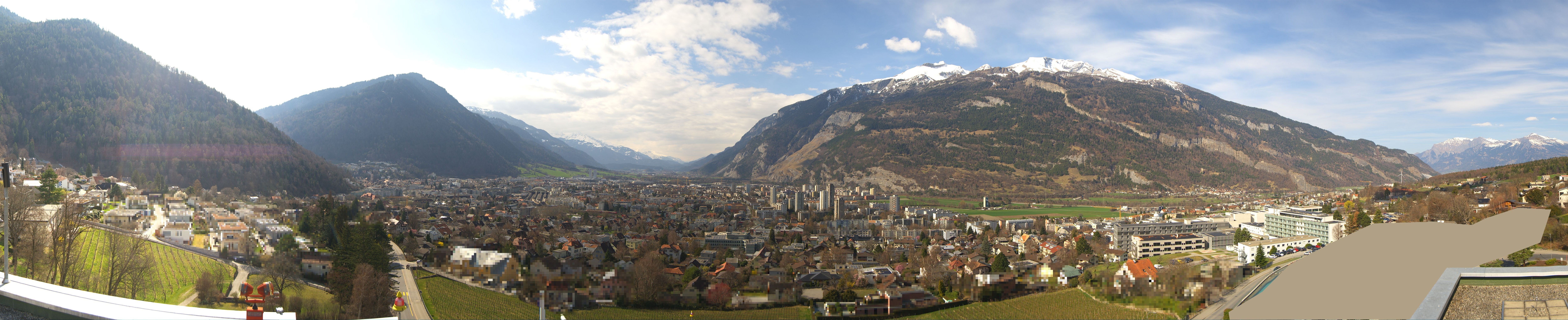 Archiv Foto Webcam Panoramablick Chur
