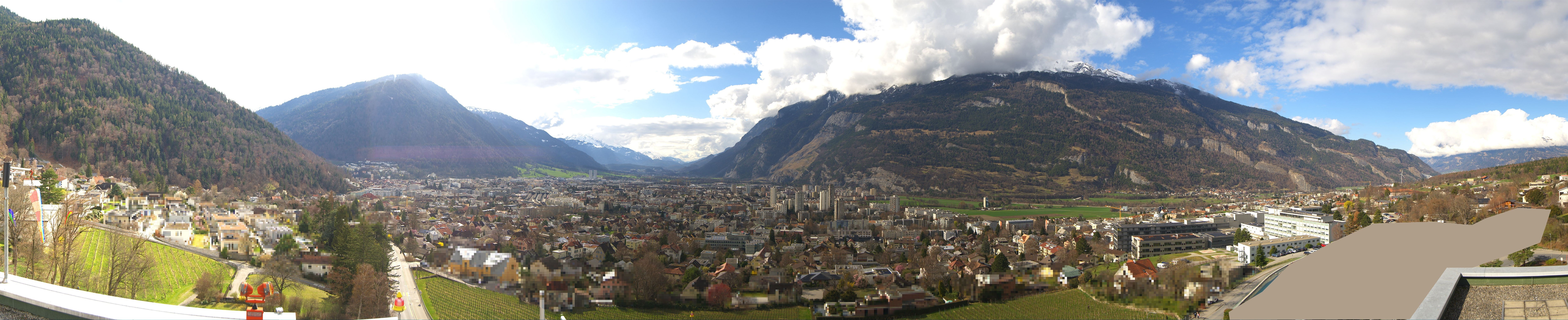 Archiv Foto Webcam Panoramablick Chur