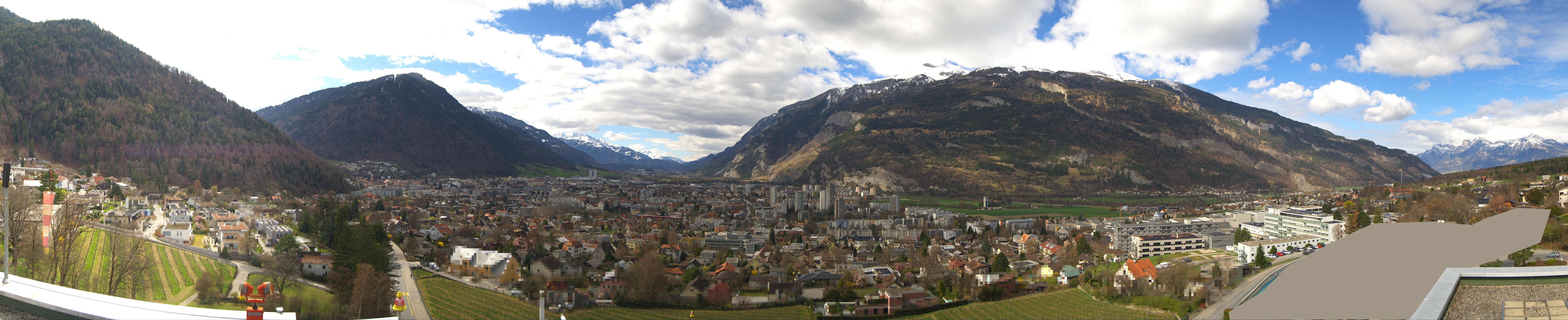 Archiv Foto Webcam Panoramablick Chur