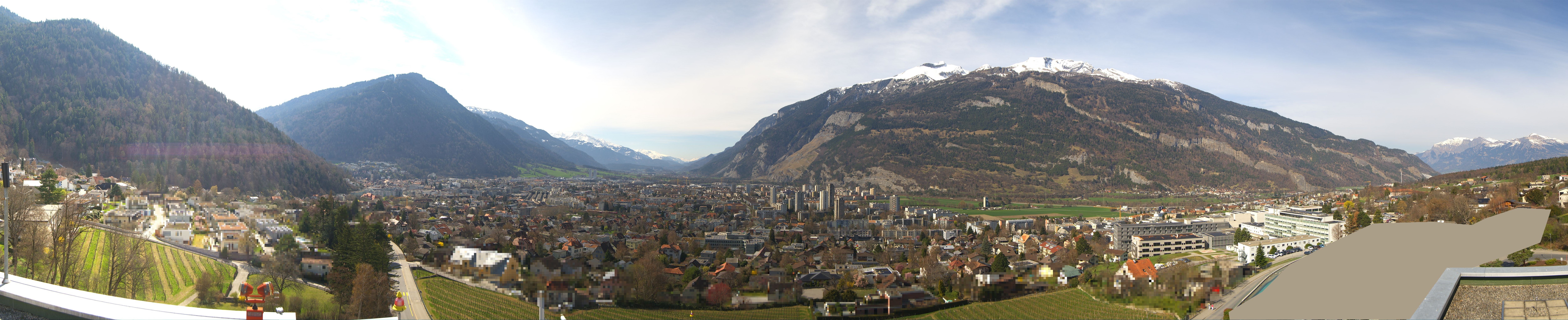 Archiv Foto Webcam Panoramablick Chur