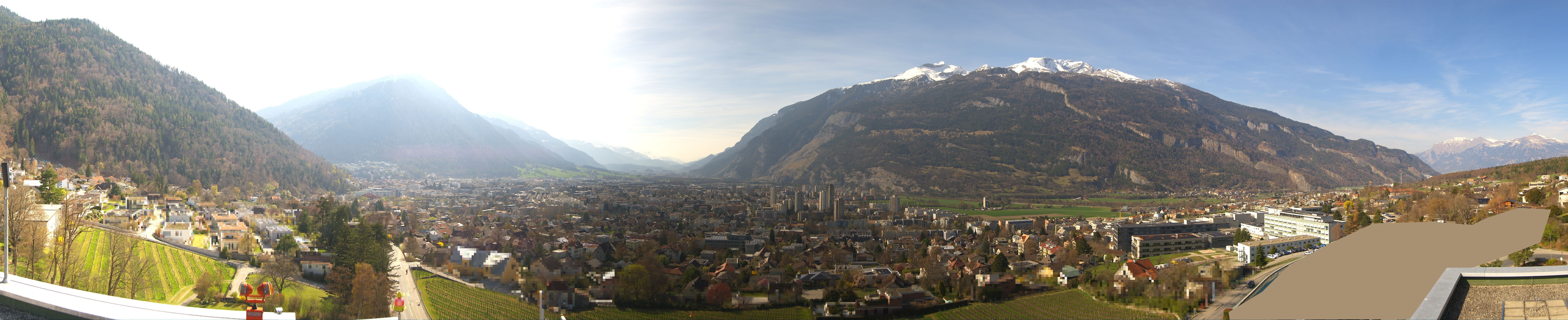 Archiv Foto Webcam Panoramablick Chur