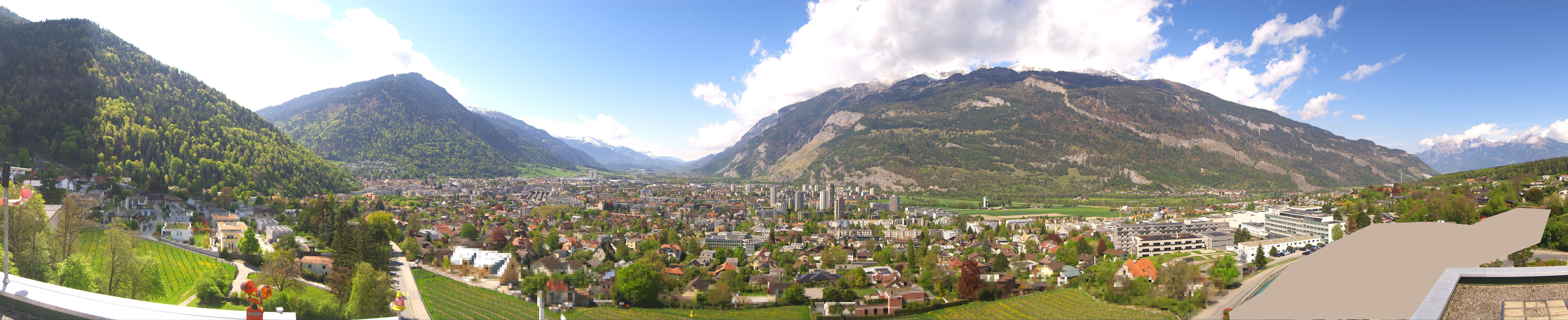 Archiv Foto Webcam Panoramablick Chur