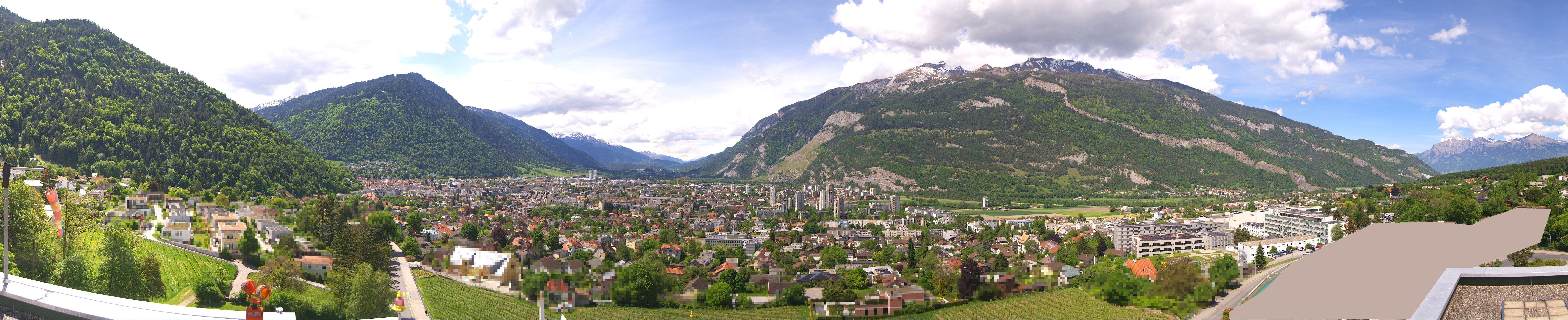 Archiv Foto Webcam Panoramablick Chur